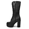 Altercore - Alexa Vegan Bottes de plateforme - Noir Product image